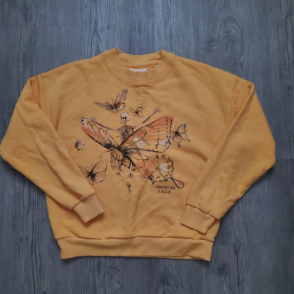 American Eagle Outfitters Mustard Sweatshirt